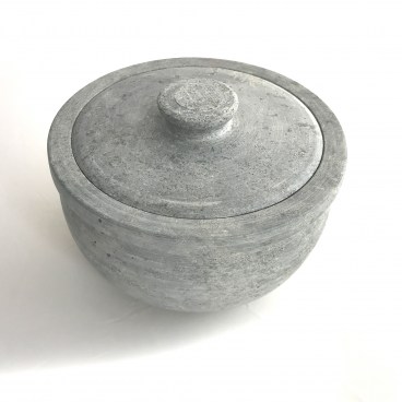 Indian Soapstone Curd Pot